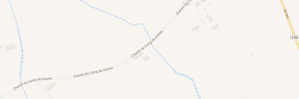Plan du 51 Che du Camp de Grèzes à Técou