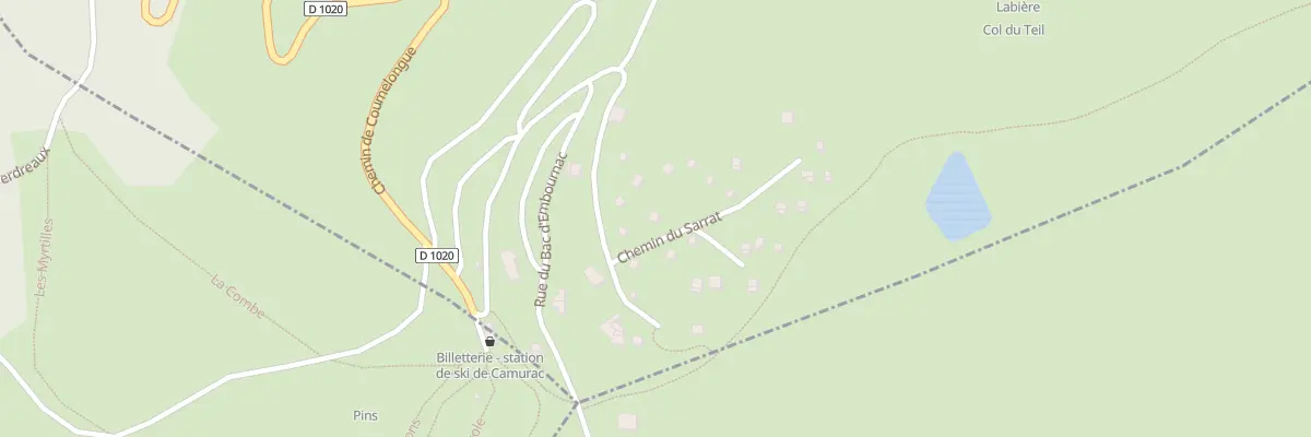 Plan du 5 Chem du Sarrat à Camurac