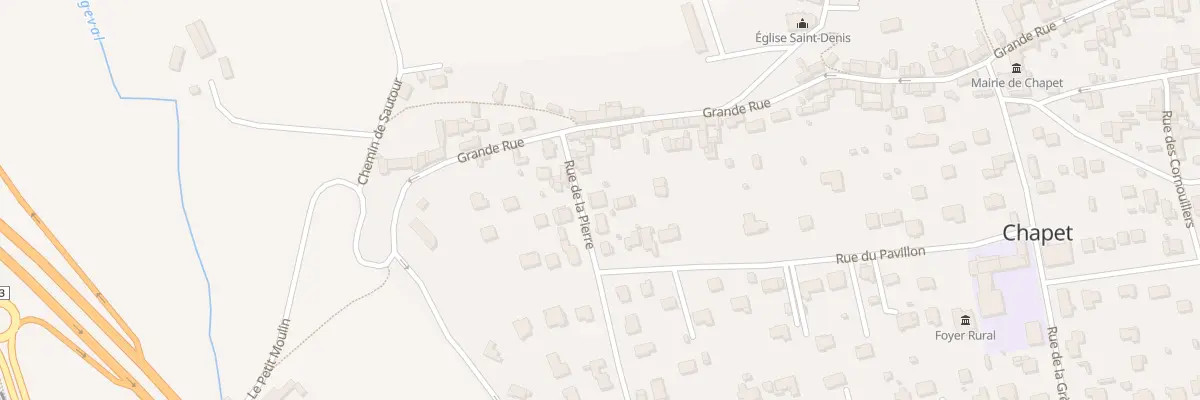 Plan du 6B Rue de la Pierre à Chapet