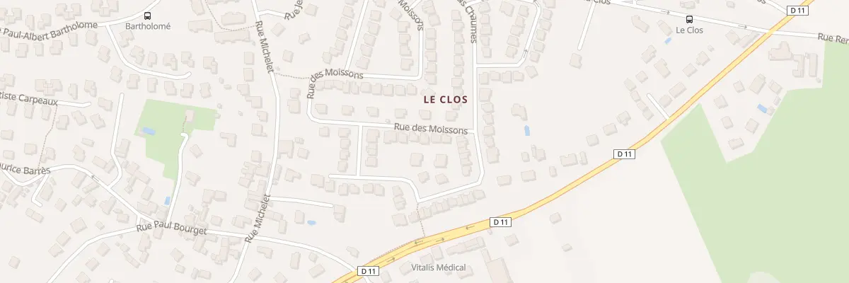 Plan du 5 Rue des Moissons à Plaisir
