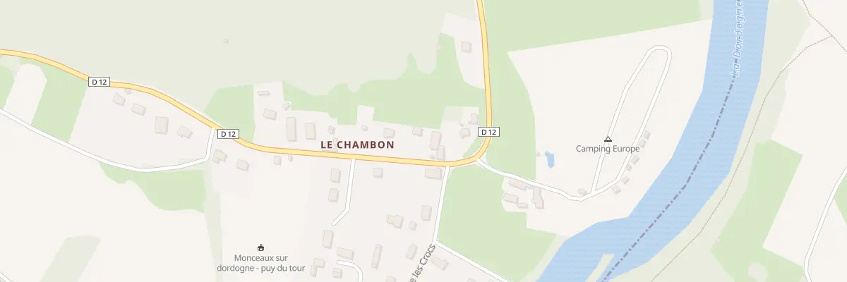 Plan du 5055 Le Chambon à Monceaux-sur-Dordogne