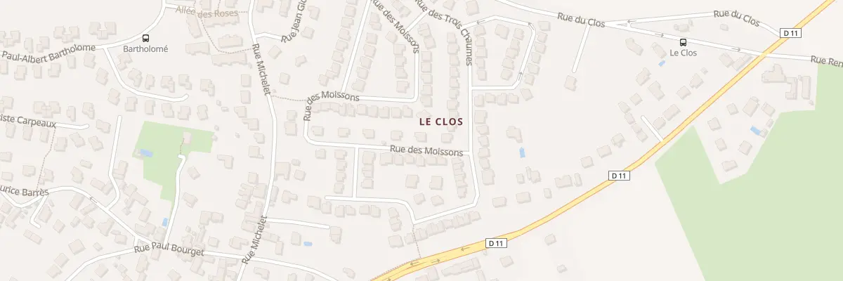 Plan du 2 Rue des Moissons à Plaisir