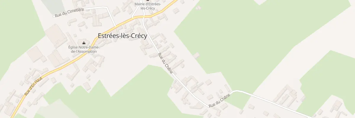Plan du 7 Rue du Chêne à Estrées-lès-Crécy