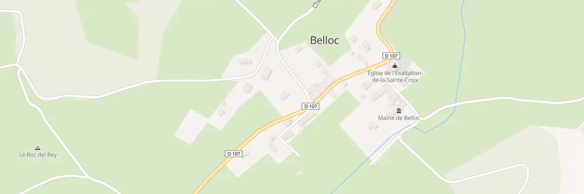 Plan du 45 Che de la Jasse à Belloc
