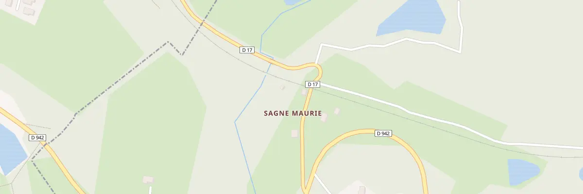 Plan du 1 Sagne-Maury à La Saunière