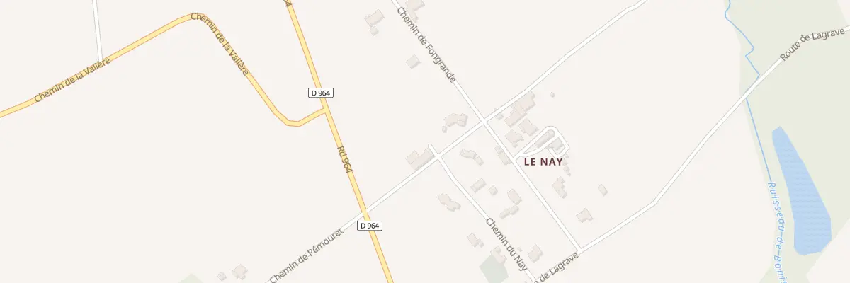 Plan du 5372 Le Nay à Orban