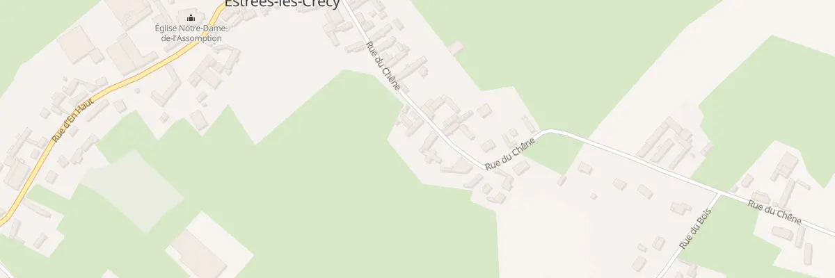 Plan du 14 Rue du Chêne à Estrées-lès-Crécy