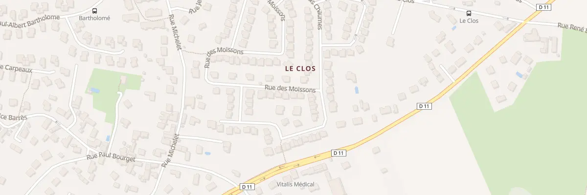 Plan du 3 Rue des Moissons à Plaisir