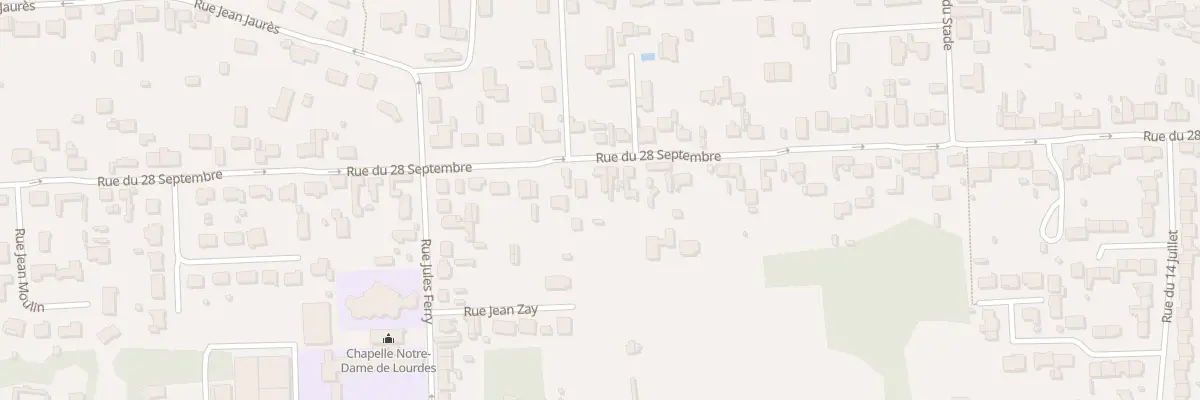 Plan du 1797 Rue du 28 Septembre à Marck