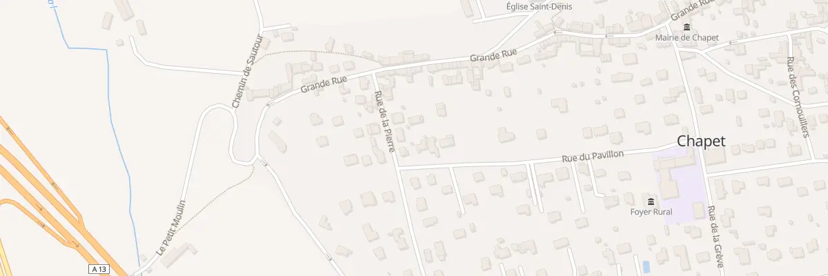 Plan du 37 Rue du Pavillon à Chapet