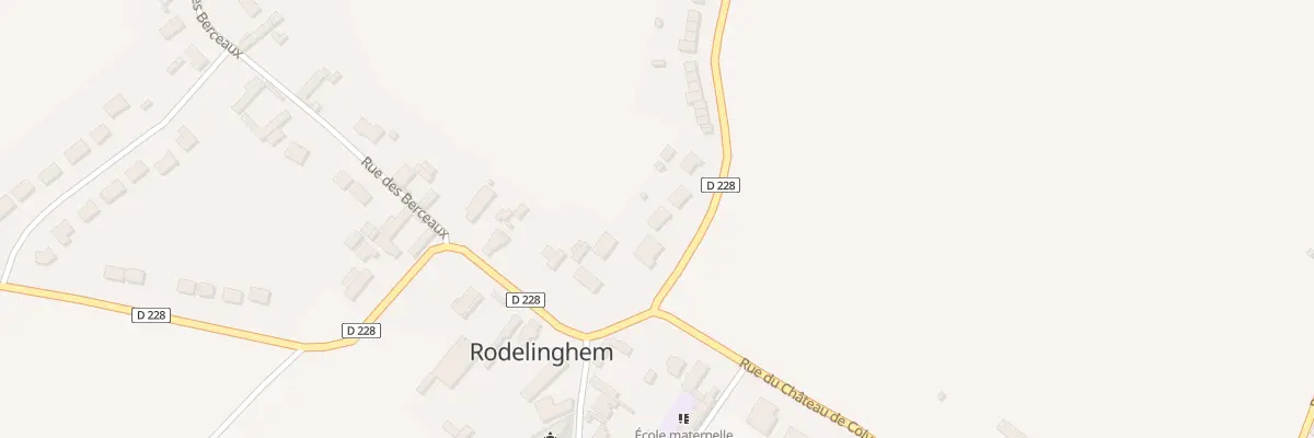 Plan du 100 Rue du Camp du Drap d’Or à Rodelinghem