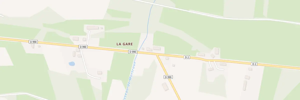 Plan du 8 La Gare à Nouziers
