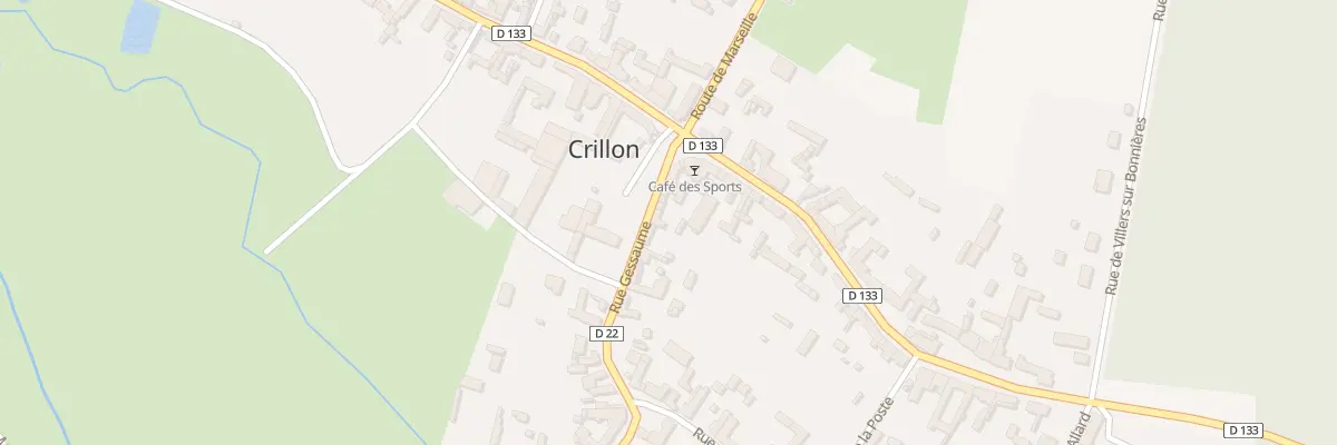Plan du 7 Rue Gessaume à Crillon