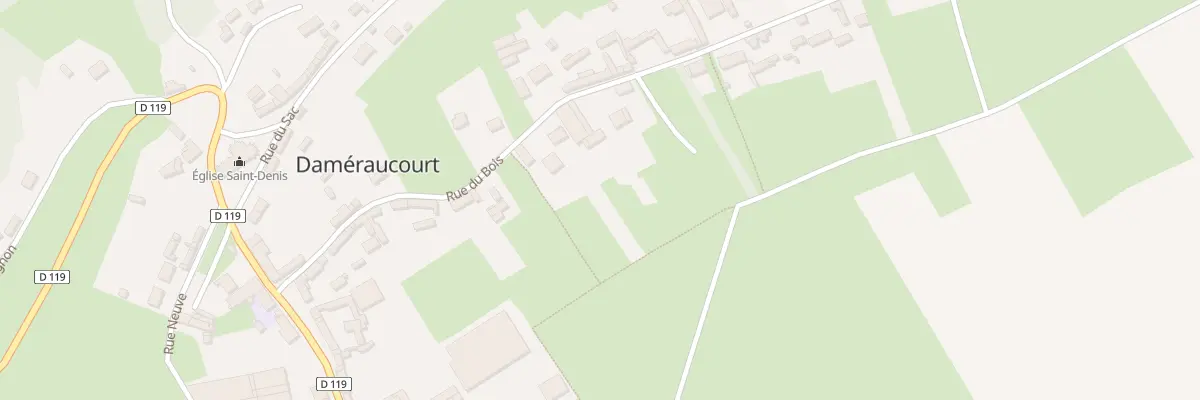 Plan du 14B Rue du Bois à Daméraucourt