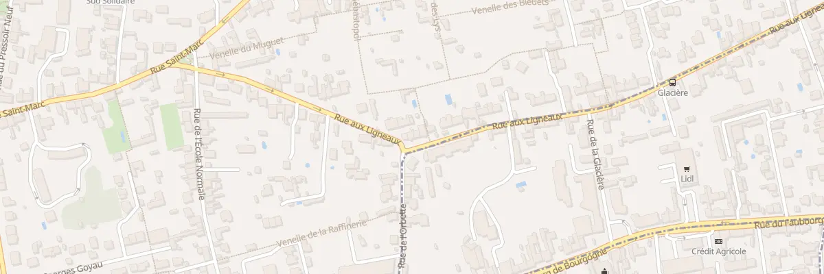Plan du 23 Rue aux Ligneaux à Orléans
