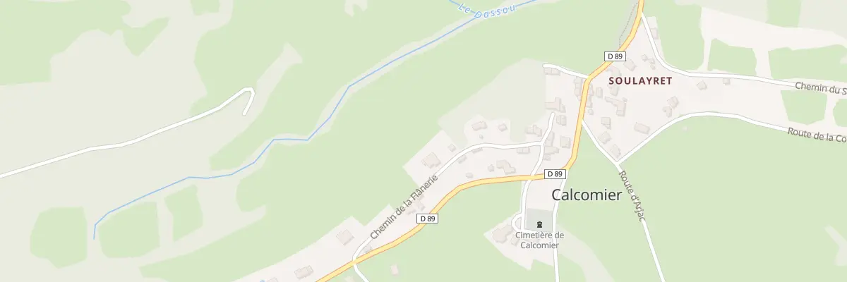 Plan du 5252B Calcomier à Vailhourles