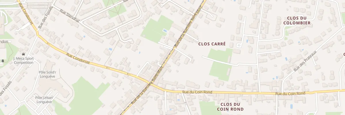 Plan du 126 Rue La Barriere St Marc à Orléans