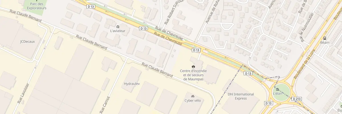 Plan du 10B Rue Claude Bernard à Maurepas