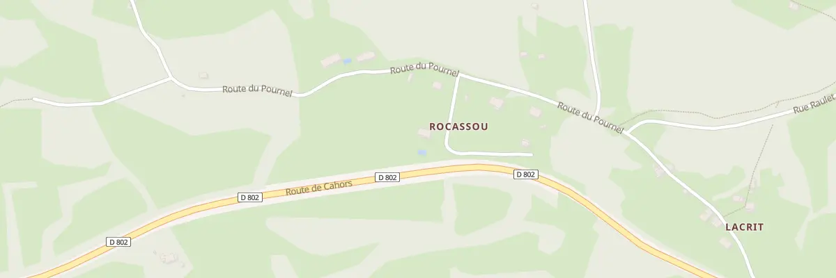 Plan du 5117 Rocassou et Lacrit à Cambes