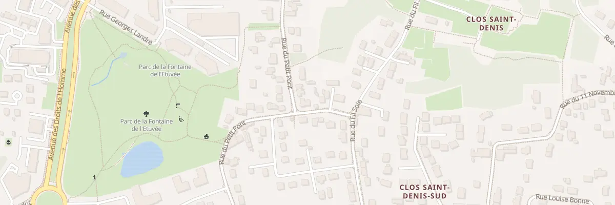 Plan du 1 Rue Saint-Denis à Orléans