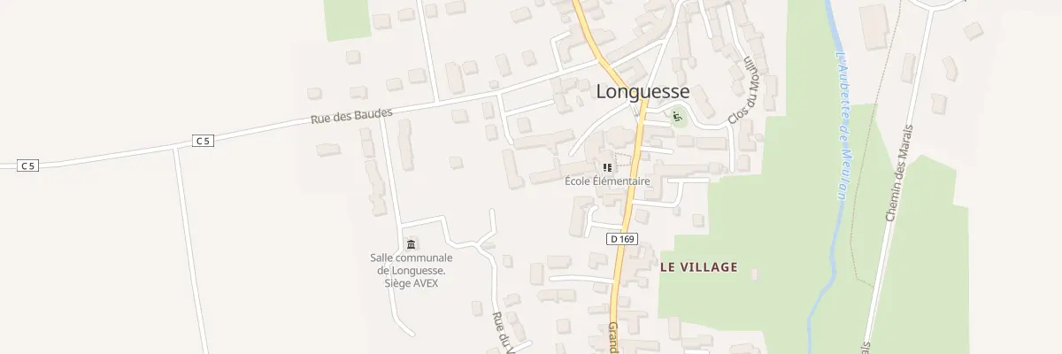 Plan du 5 Imp de l’Abbaye à Longuesse