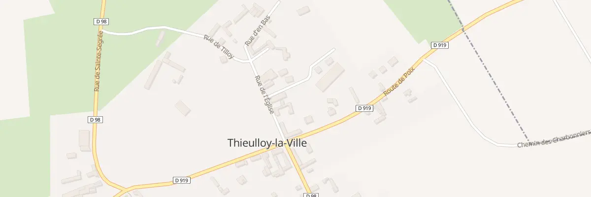 Plan du 4 Rue de l’Eglise à Thieulloy-la-Ville