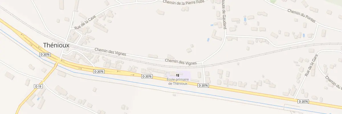 Plan du 7 Che des Vignes à Thénioux