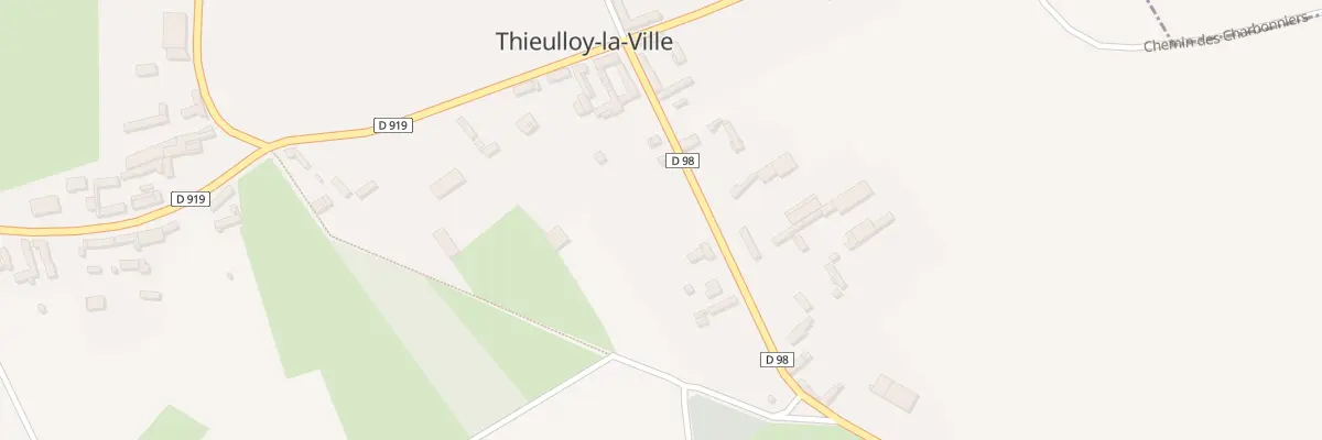 Plan du 8 Rue d’Equennes à Thieulloy-la-Ville