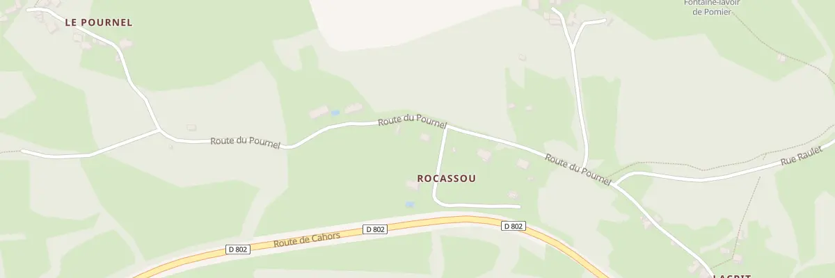 Plan du 5087A Rocassou et Lacrit à Cambes