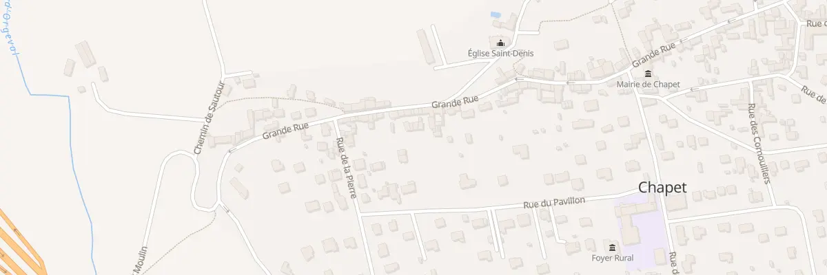 Plan du 29 Rue du Pavillon à Chapet