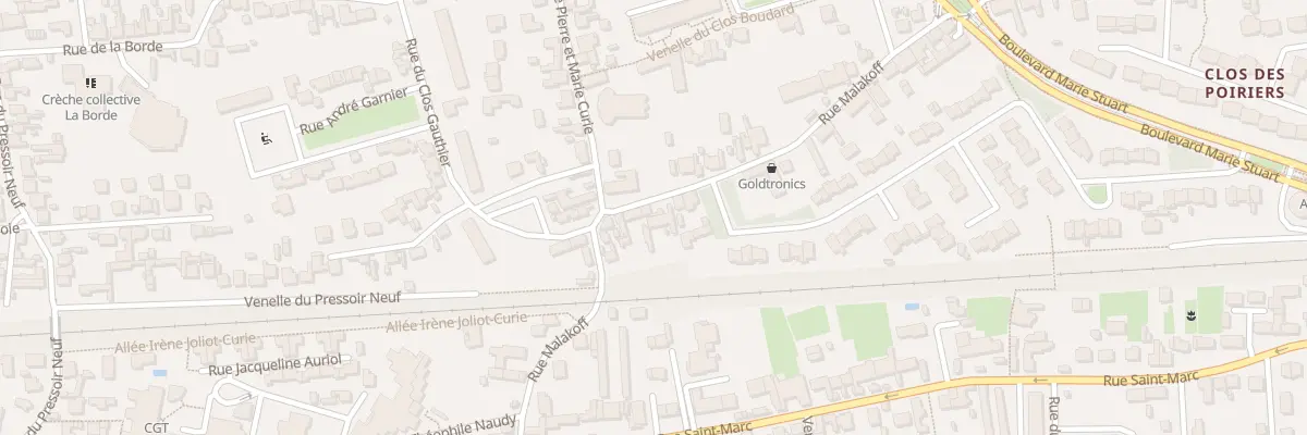 Plan du 28 Rue Malakoff à Orléans