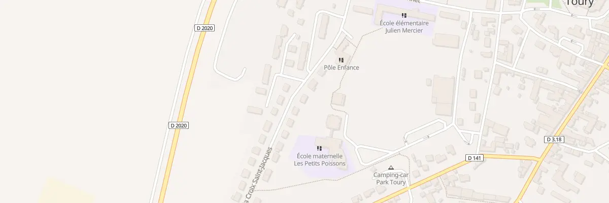 Plan du 6 Rue de la Croix Saint Jacques à Toury