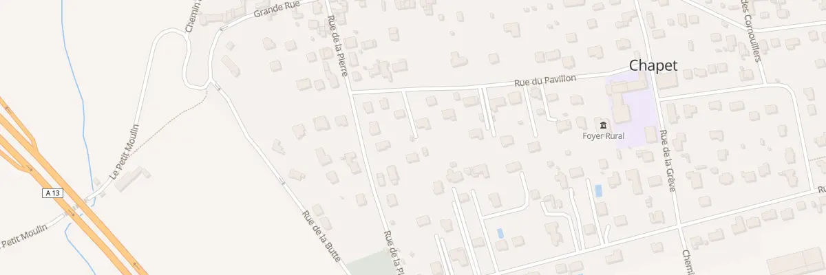 Plan du 26 Rue du Pavillon à Chapet