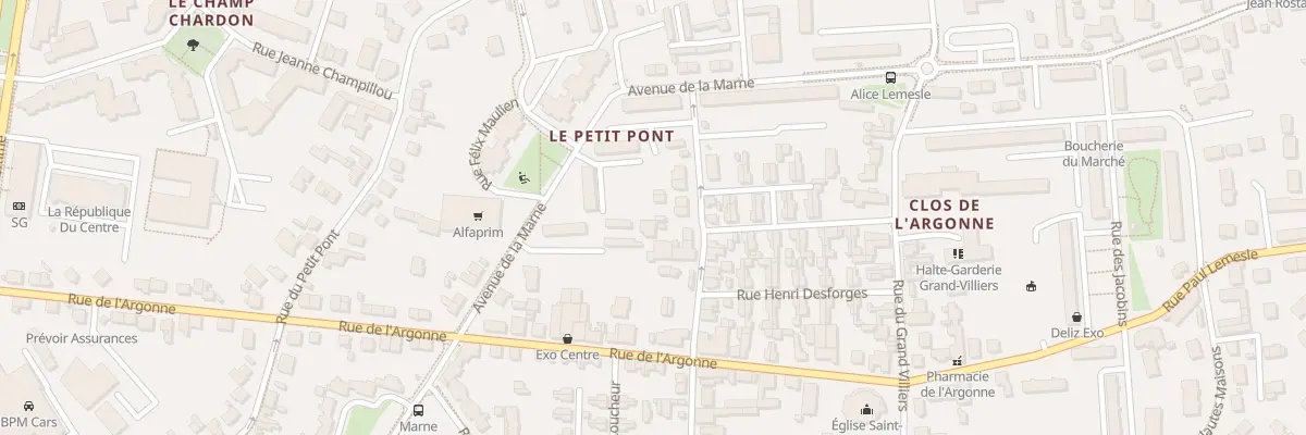 Plan du 55 Rue de Reims à Orléans