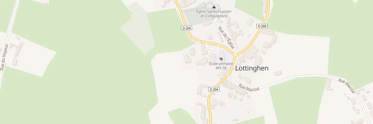 Plan du 3 Rte de Selles à Lottinghen