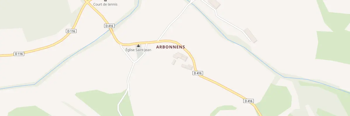 Plan du 14 Arbonens à Generville