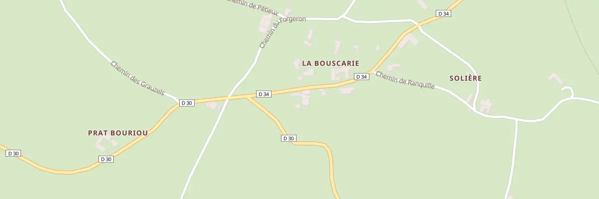 Plan du 5146 La Bouscarie à Saint-Martin-Laguépie