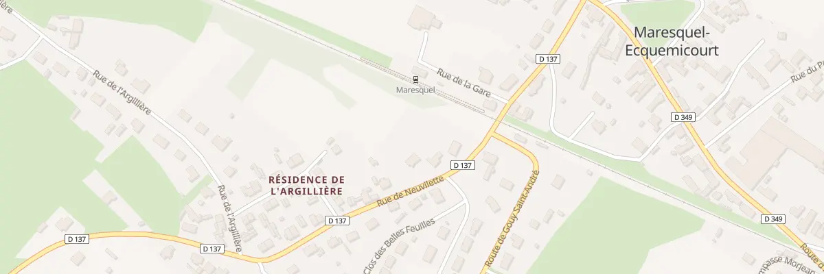 Plan du 76 Rue de Neuvilette à Maresquel-Ecquemicourt