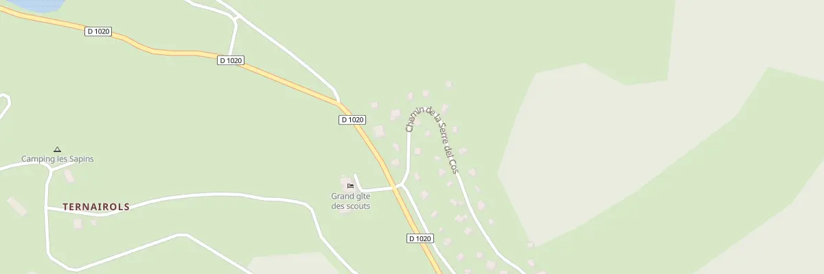 Plan du 4 Che de la Serre Del Cos à Camurac
