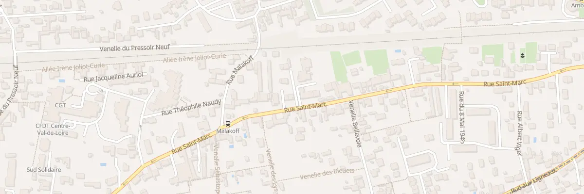 Plan du 85Q Rue St Marc à Orléans