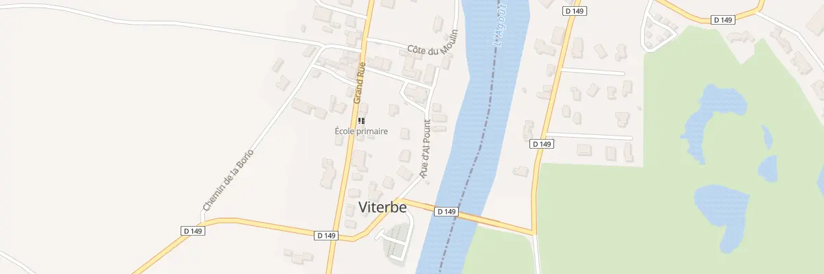 Plan du 1 Rue d’Al Pount à Viterbe