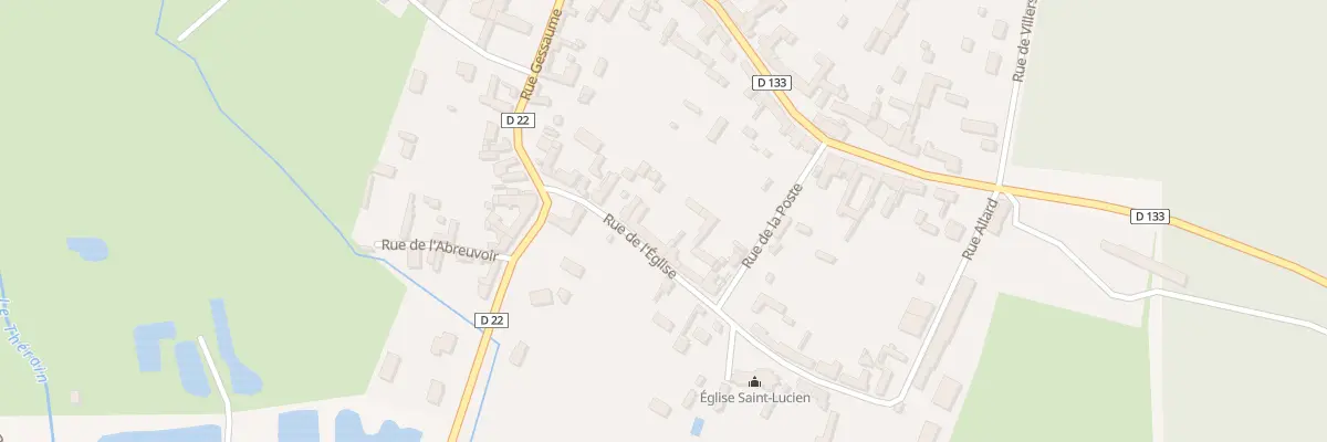Plan du 9 Rue de l’Eglise à Crillon