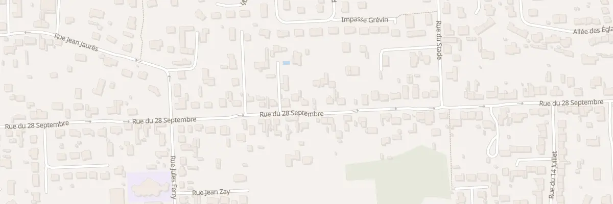 Plan du 1730 Rue du 28 Septembre à Marck