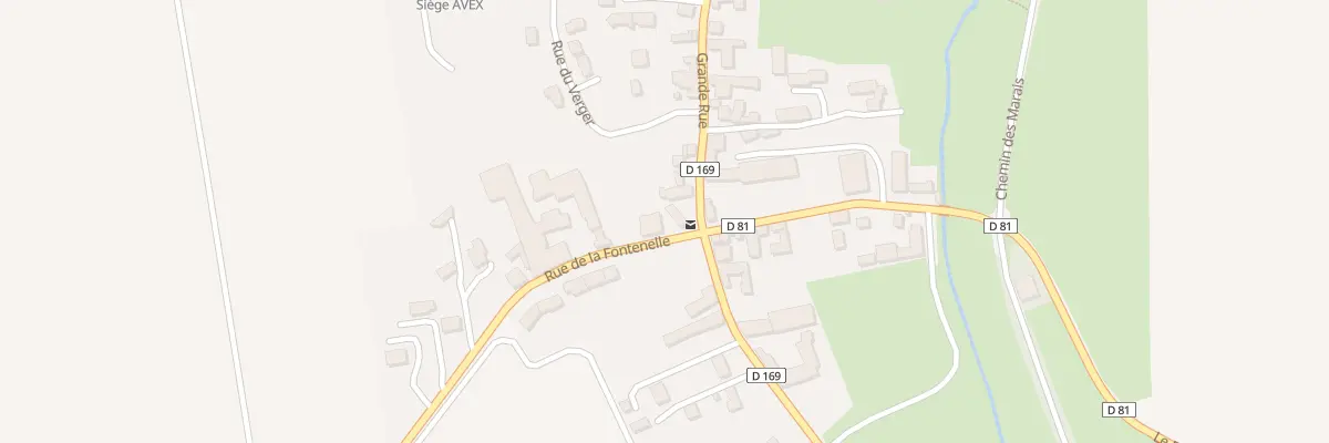 Plan du 2 Rue de la Fontenelle à Longuesse