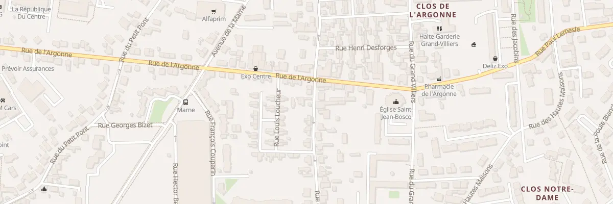 Plan du 35 Rue de Reims à Orléans
