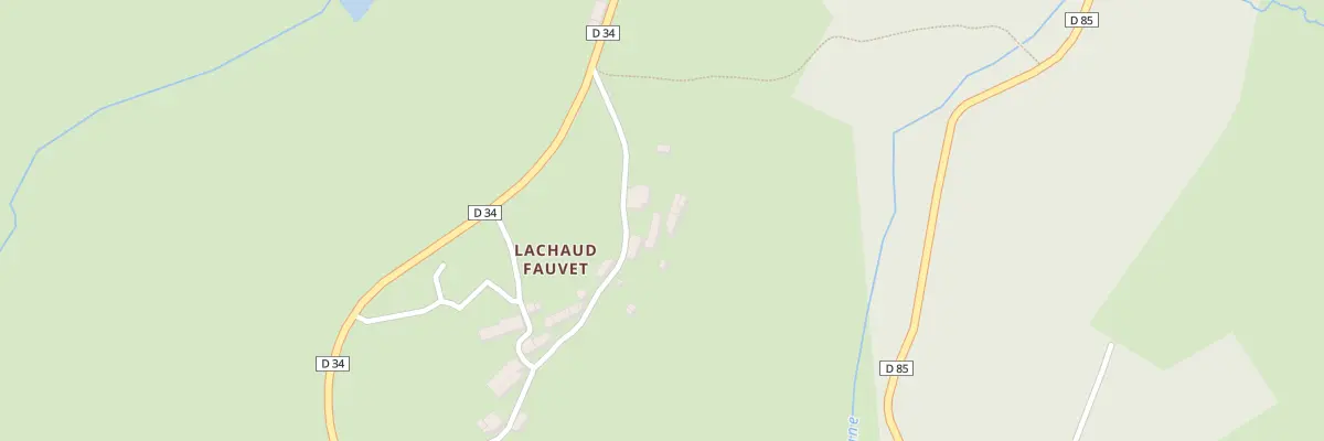 Plan du 3 Lachaud Fauvet à Gentioux-Pigerolles