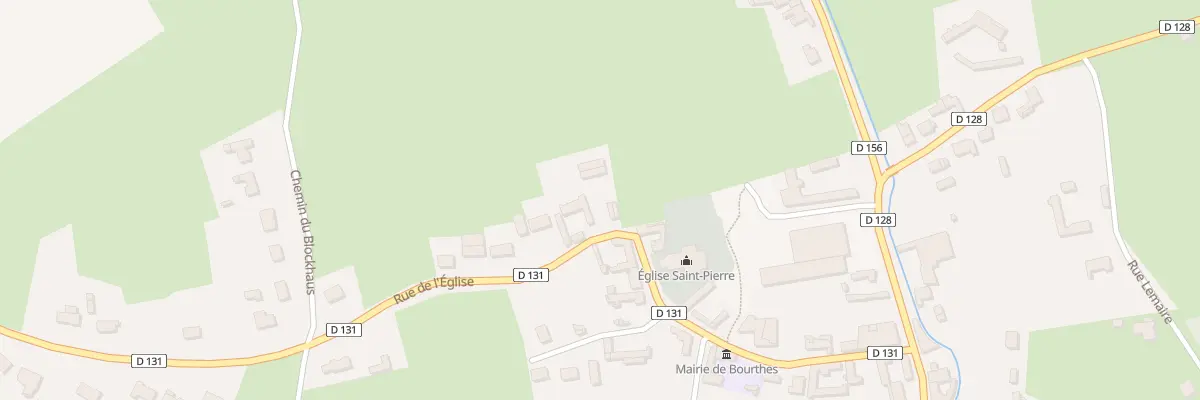 Plan du 32 Rue de l’Église à Bourthes