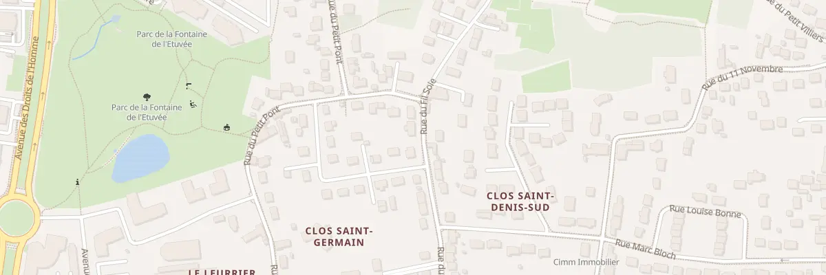 Plan du 55 Rue du Fil Soie à Orléans