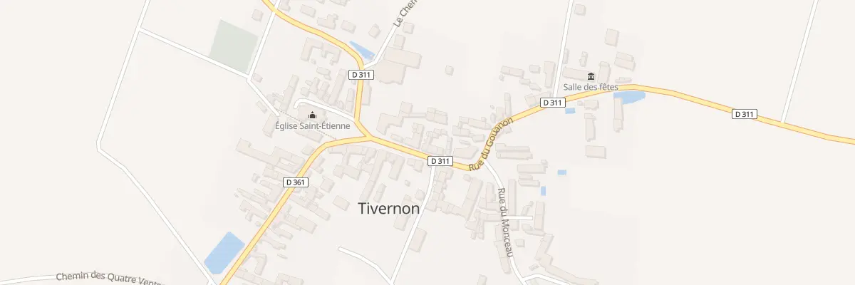 Plan du 5039 Le Bourg à Tivernon