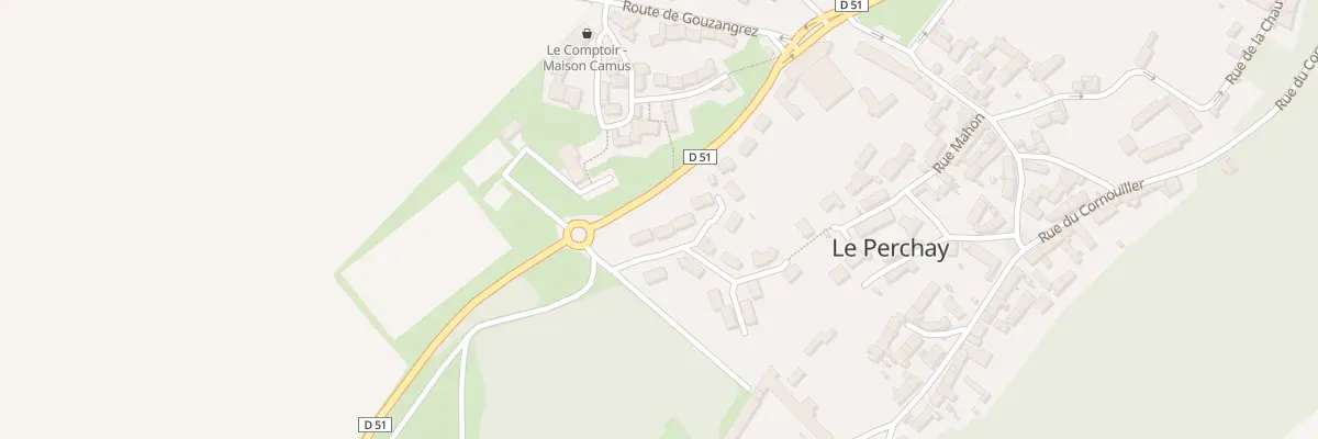 Plan du 2 All des Sicambres au Perchay